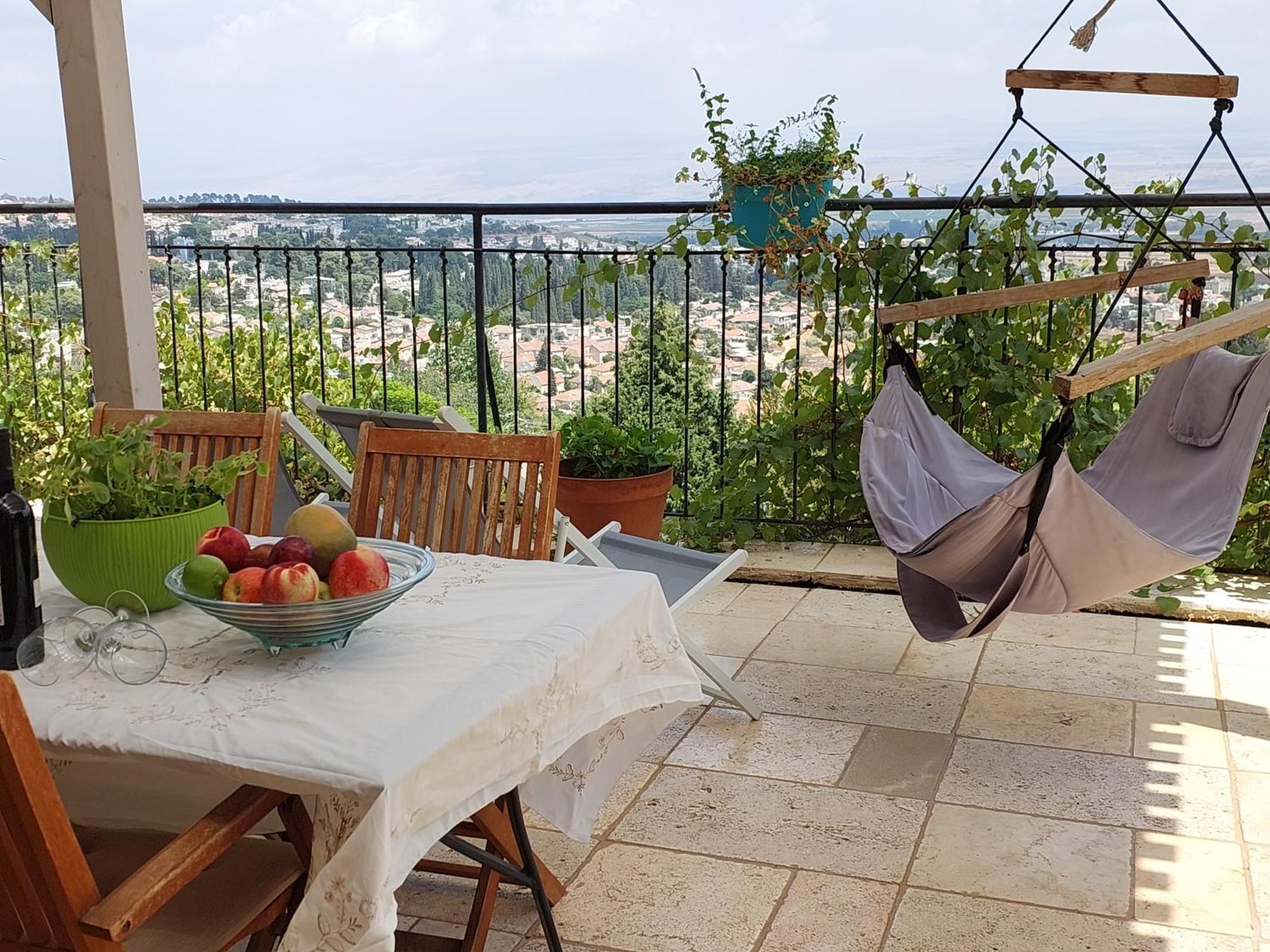 Neve Nof Apartamento Rosh Pinna Quarto foto